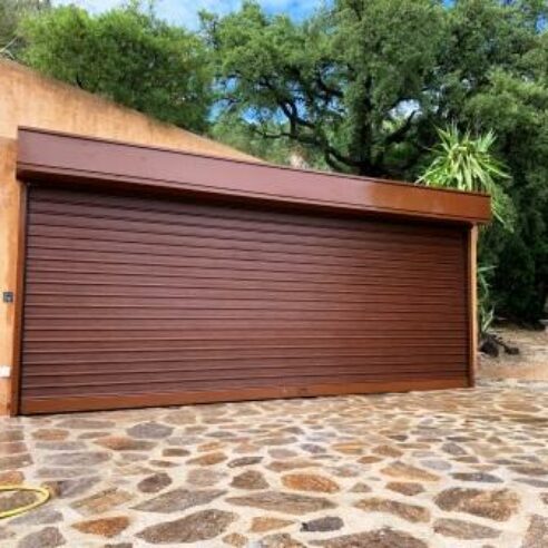 fermeco 7 porte de garage faux bois